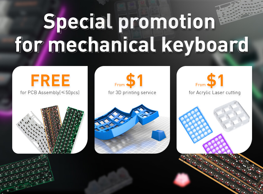 Elecrow Special promotion for mechanical keyboard