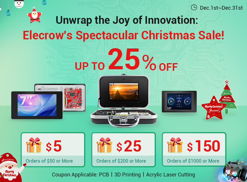 Elecrow Christmas Sale